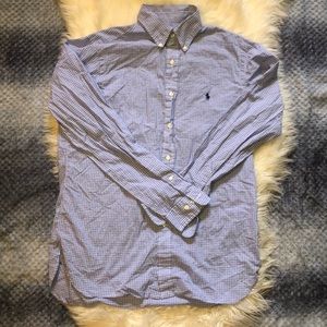 Ralph Lauren Oxford 151/2-34-35 navy logo